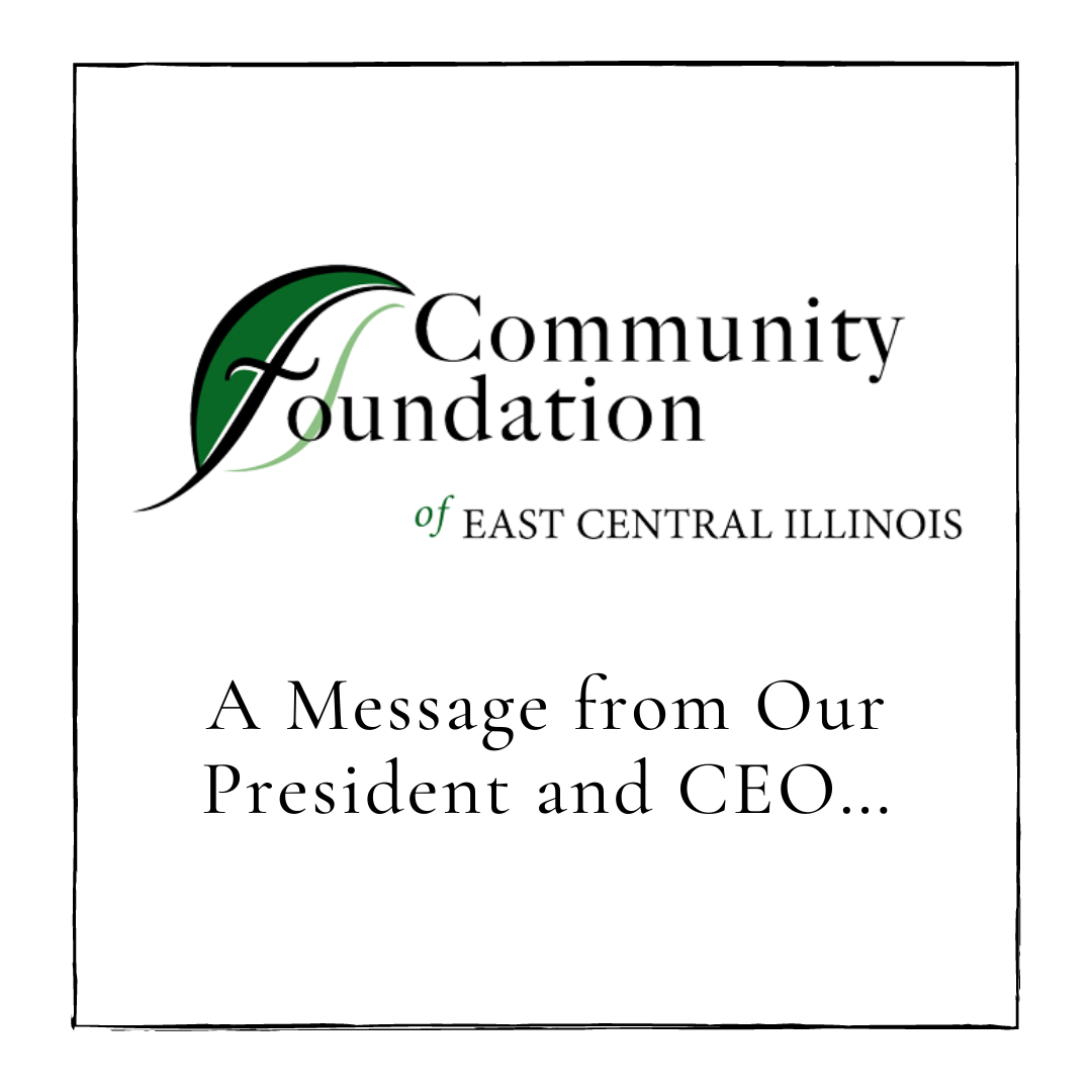 A Message From Our President & CEO